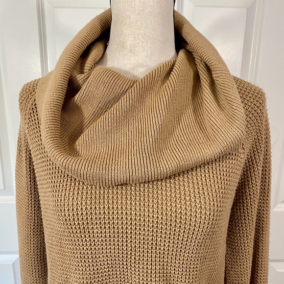 Michael Kors Thermal Cowl Neck Waffle Knit Sweater - Picture 5 of 12